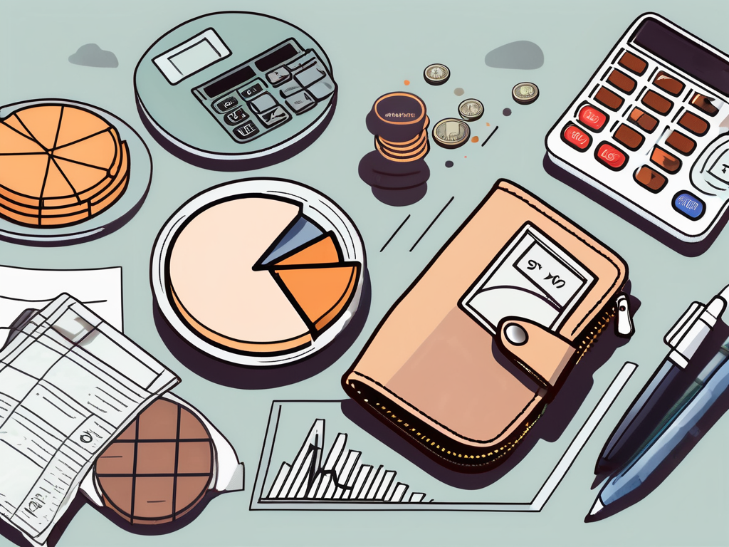 A wallet with various types of currency