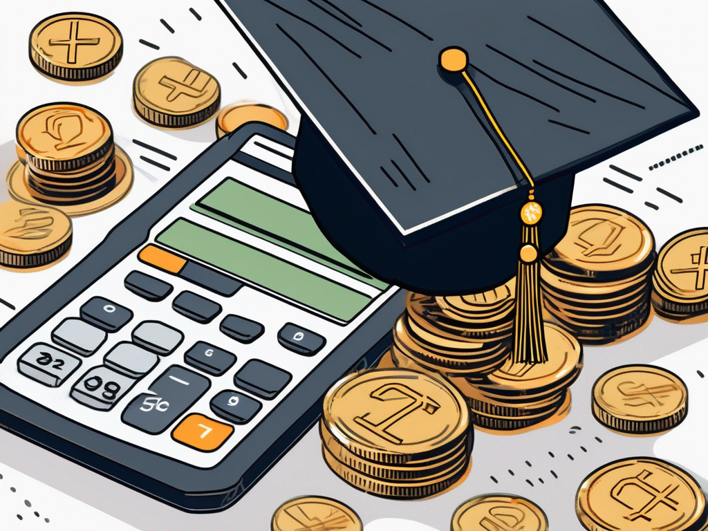 A pile of coins gradually decreasing in size